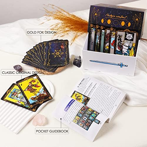 Black Tarot Fortune Telling Kit (COMPLETE)