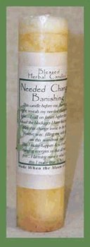 Spiritual Sandalwood Candle for Banishing Magick