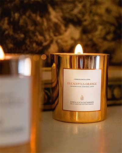 Eucalyptus & Orange Scented Meditation Candle