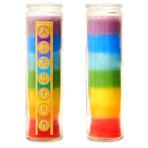 Spiritual 7 Chakra Meditation Candle