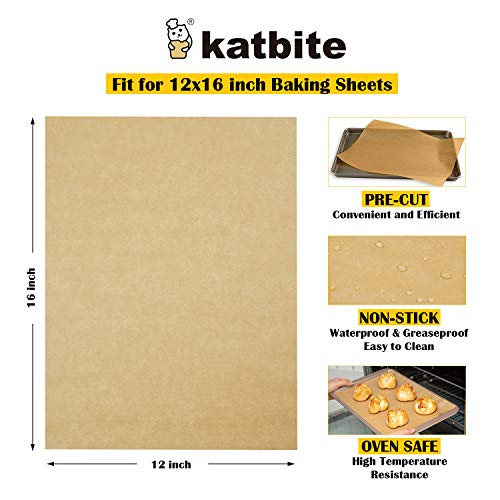 Unbleached Parchment Paper - 200Pcs 12x16