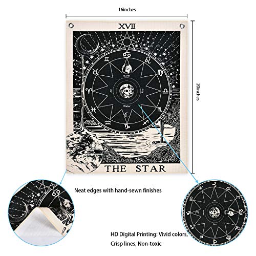 3-Pack Linen Tarot Tapestries