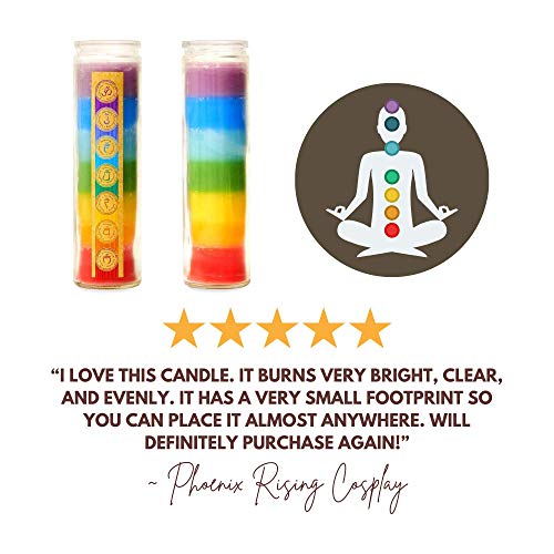 Spiritual 7 Chakra Meditation Candle